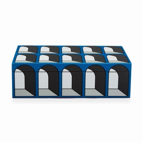 Medium Arcade Lacquer Boxdecorative storage box ,stackable storage box 