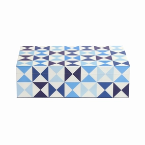 Medium Sorrento Lacquer Boxdecorative storage box ,stackable storage box 