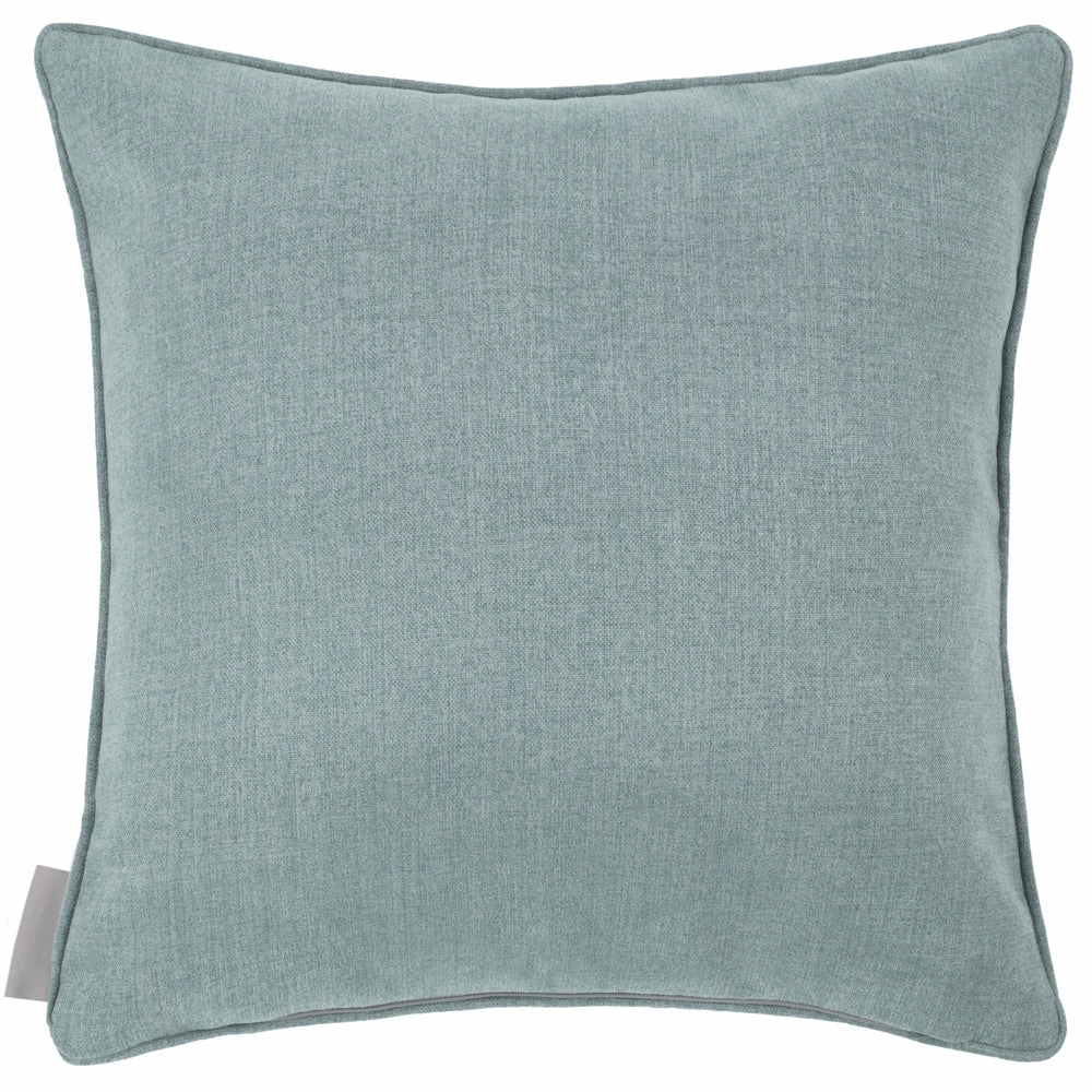 Melia Printed Piped Cushion Glacier