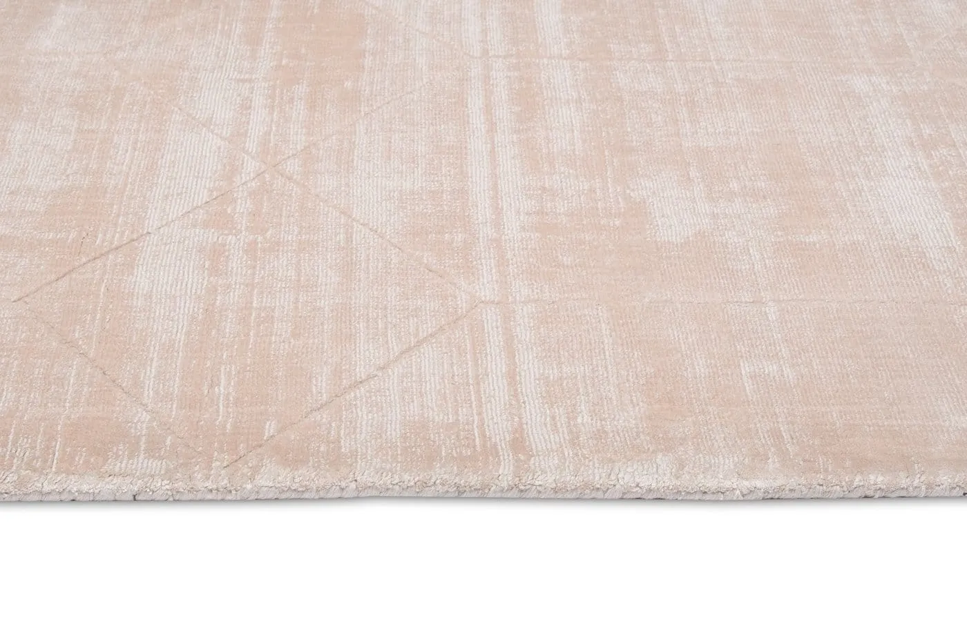 Melinda Pink Geometric Viscose Rug *NO RETURNS UNLESS FAULTY
