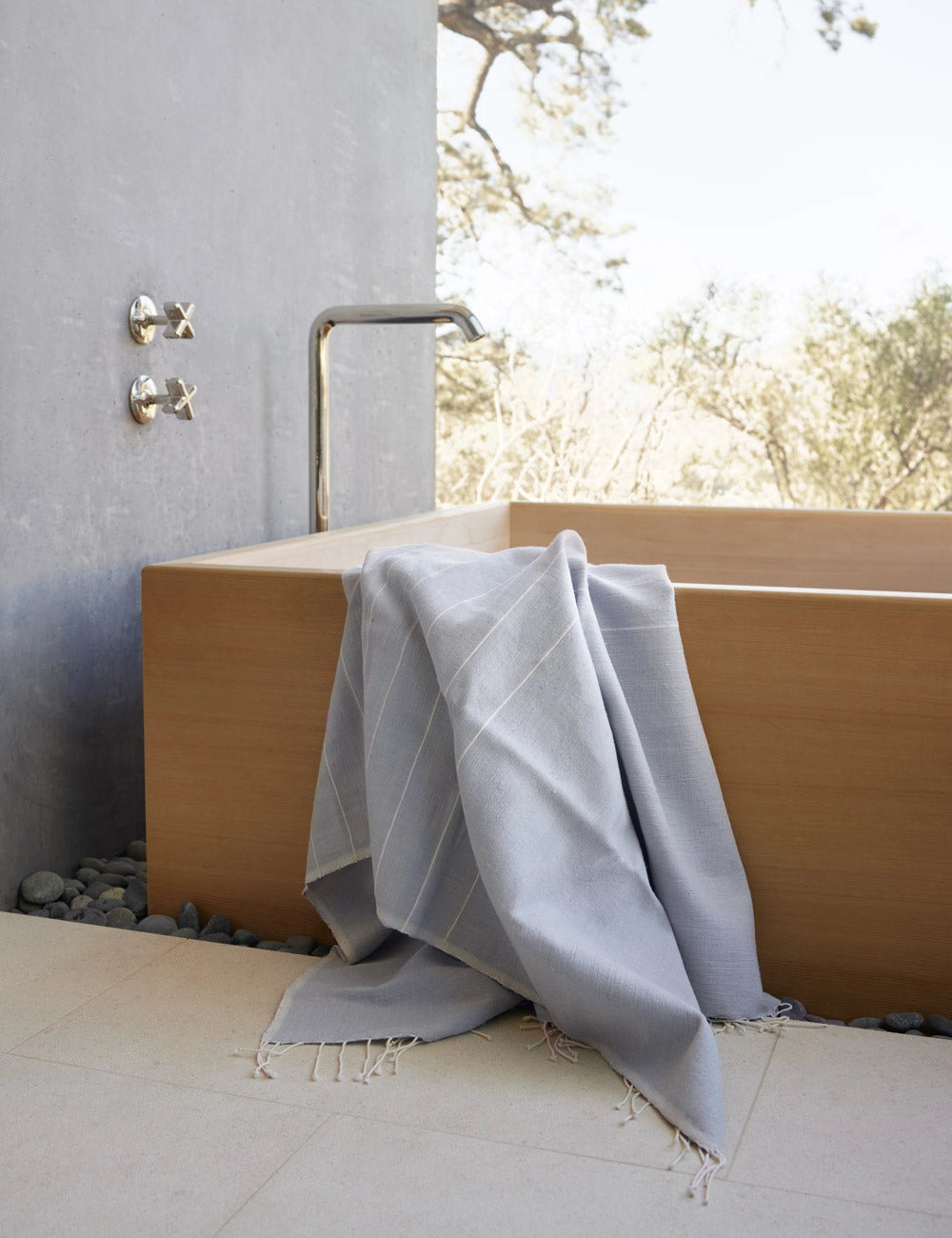 Melkam Bath Sheet by Bol Road Textiles