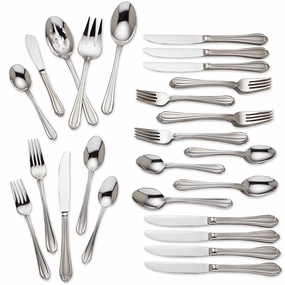 Melon Bud Frosted 45 Piece Flatware Seteco-friendly bamboo fiber tableware set 