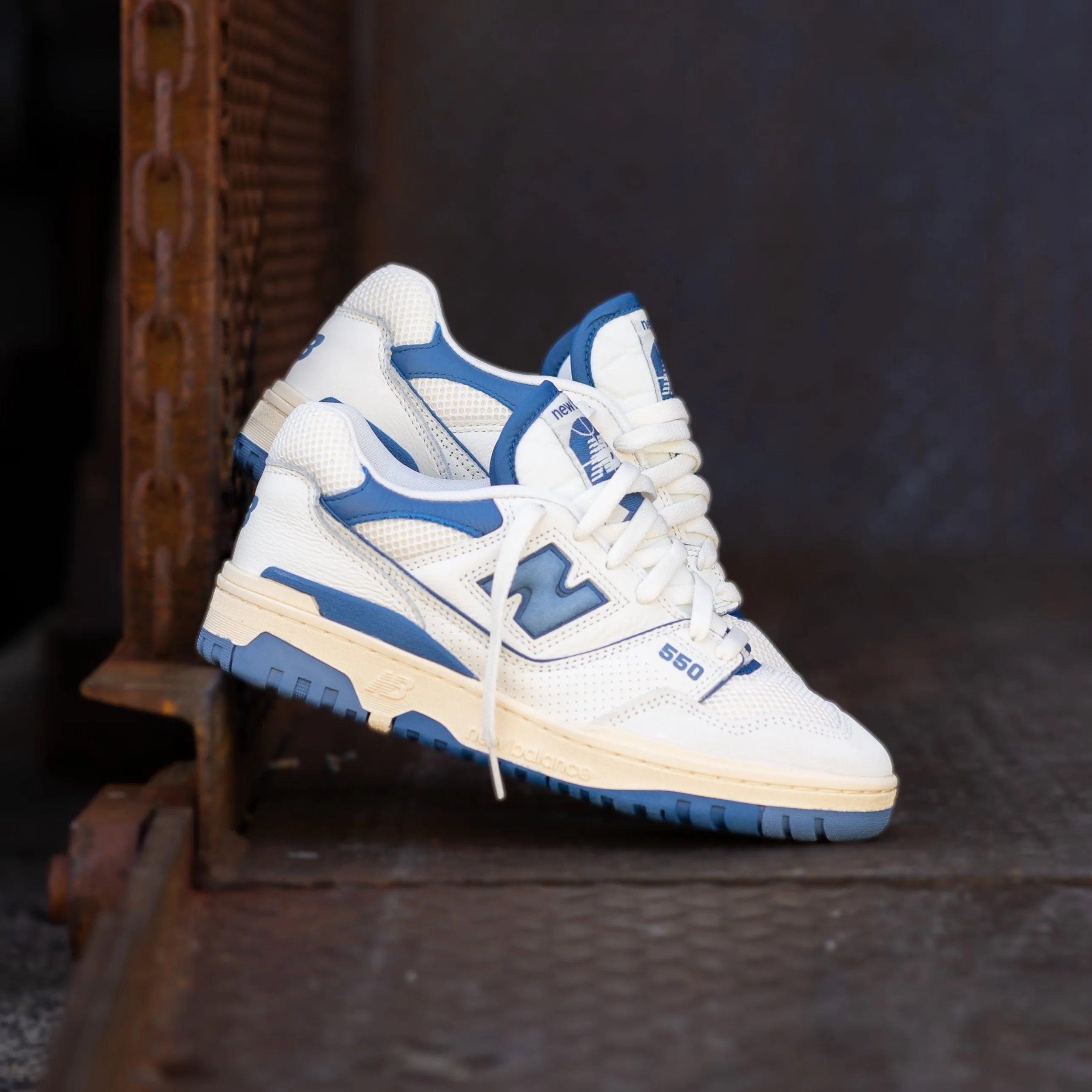 Mens New Balance 550 (White/Blue) - BB550CPD