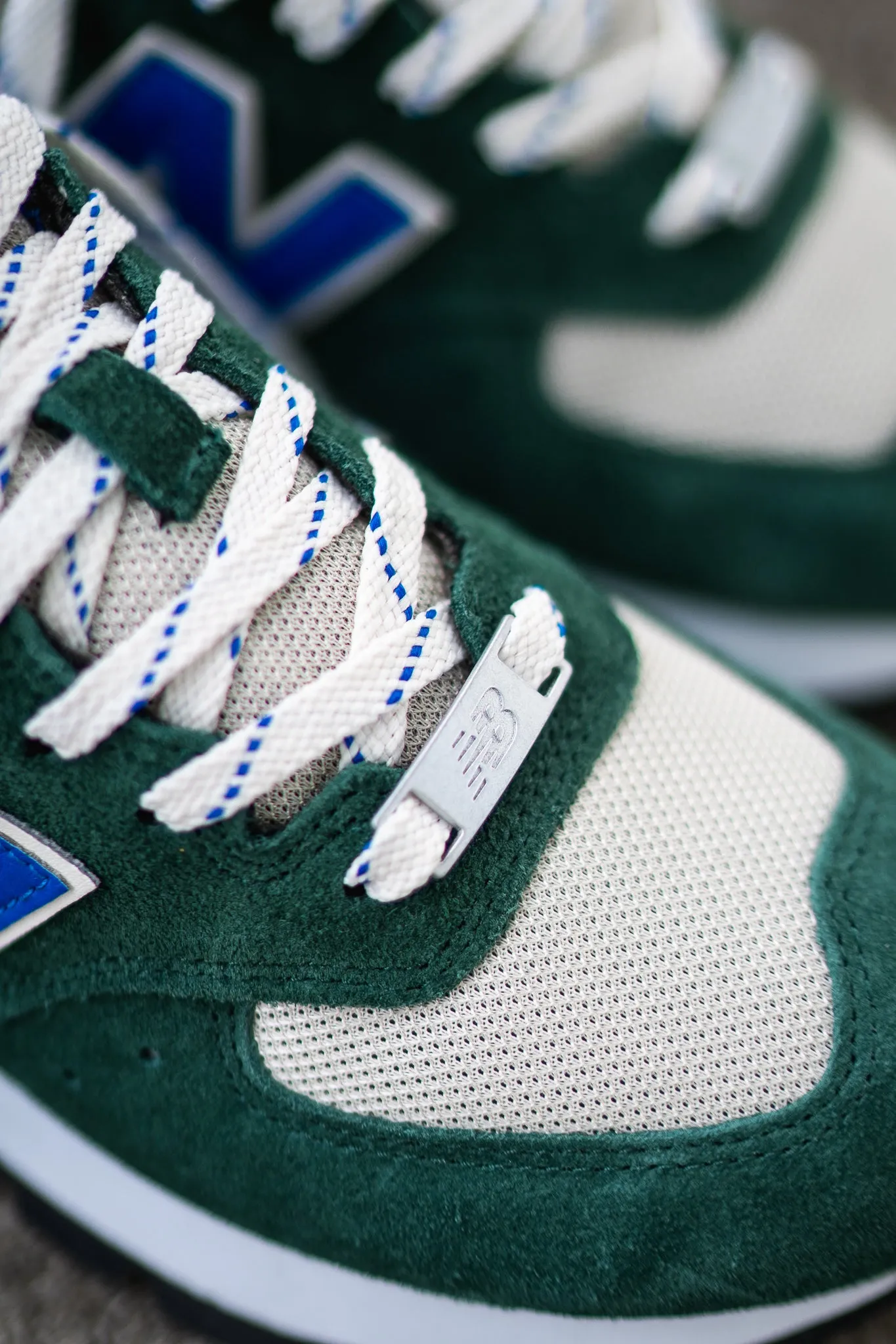 Mens New Balance 574 (Green/Royal) - ML574DVG