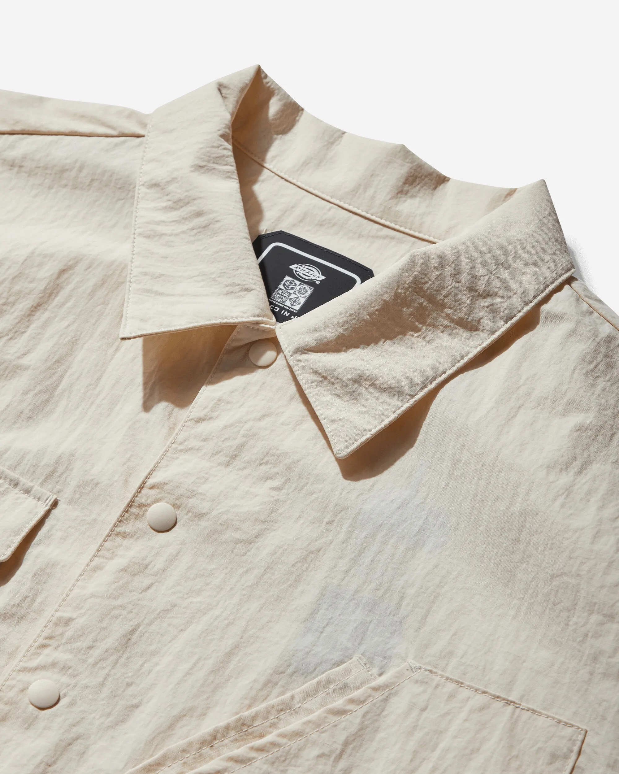 Men's TDC Oversized Fit Pieced Workshirt Beige