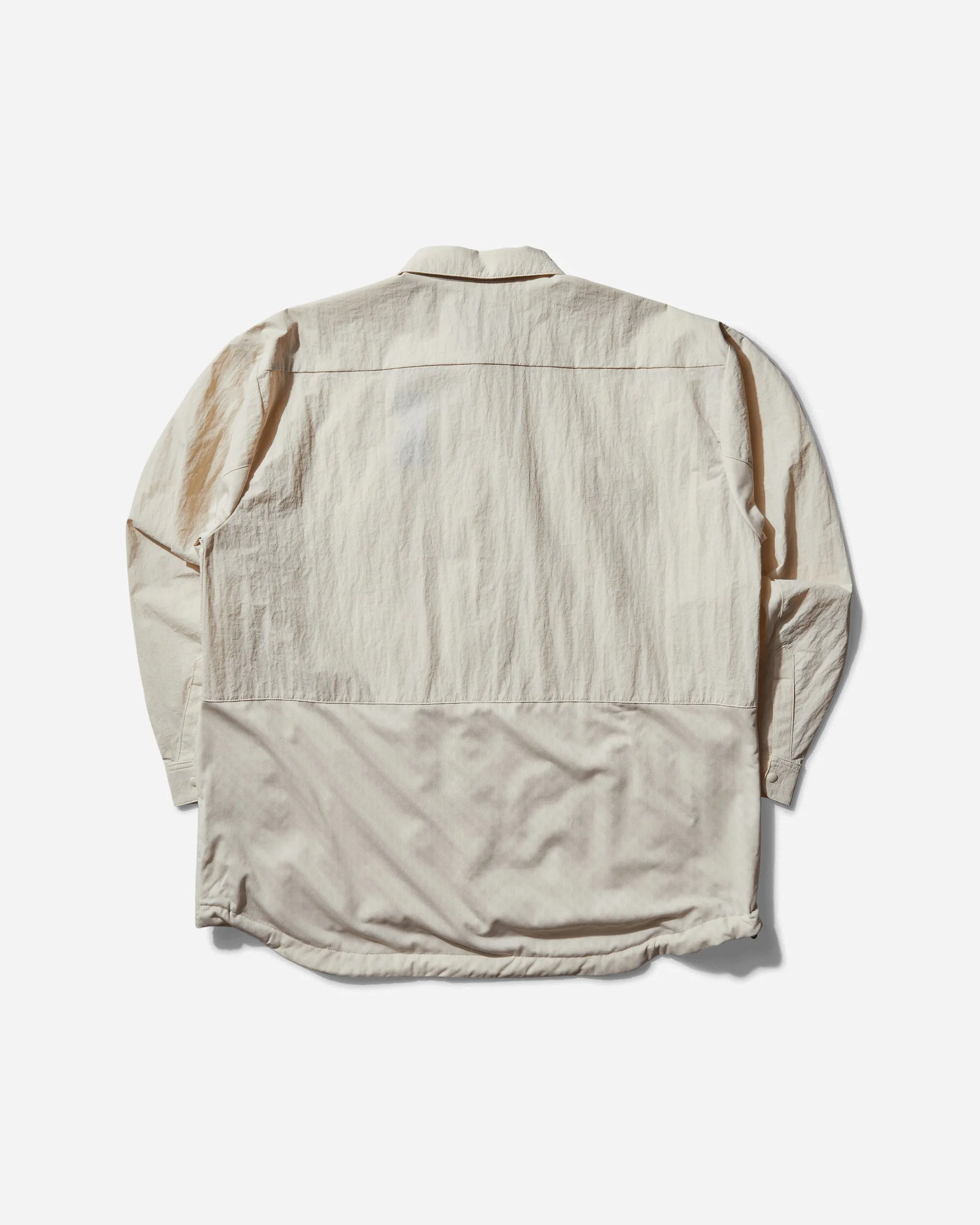 Men's TDC Oversized Fit Pieced Workshirt Beige