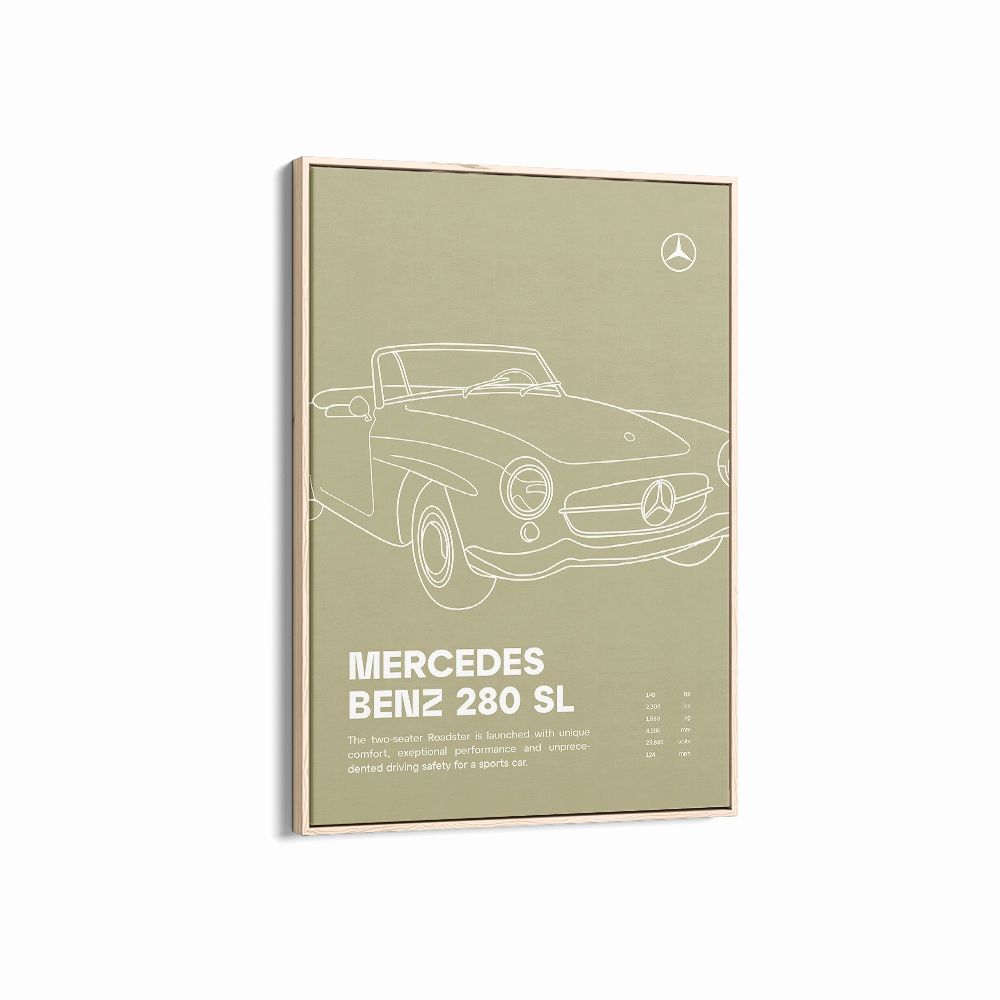 Mercedes Benz 280 SL Olive