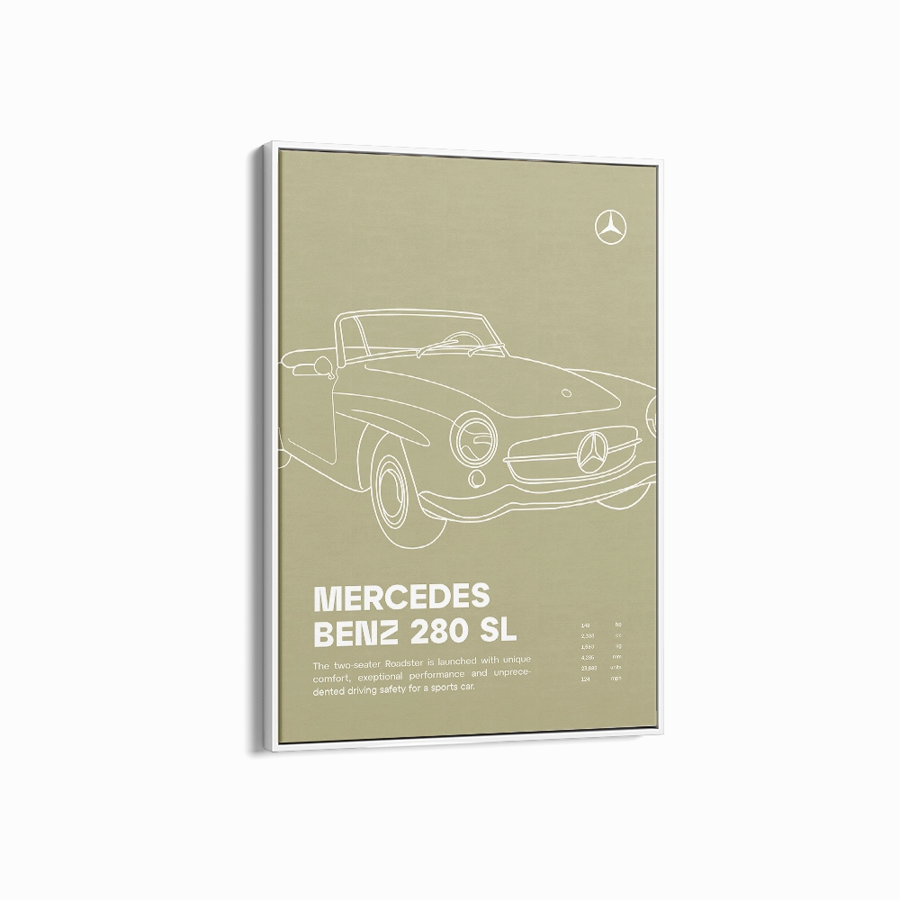 Mercedes Benz 280 SL Olive