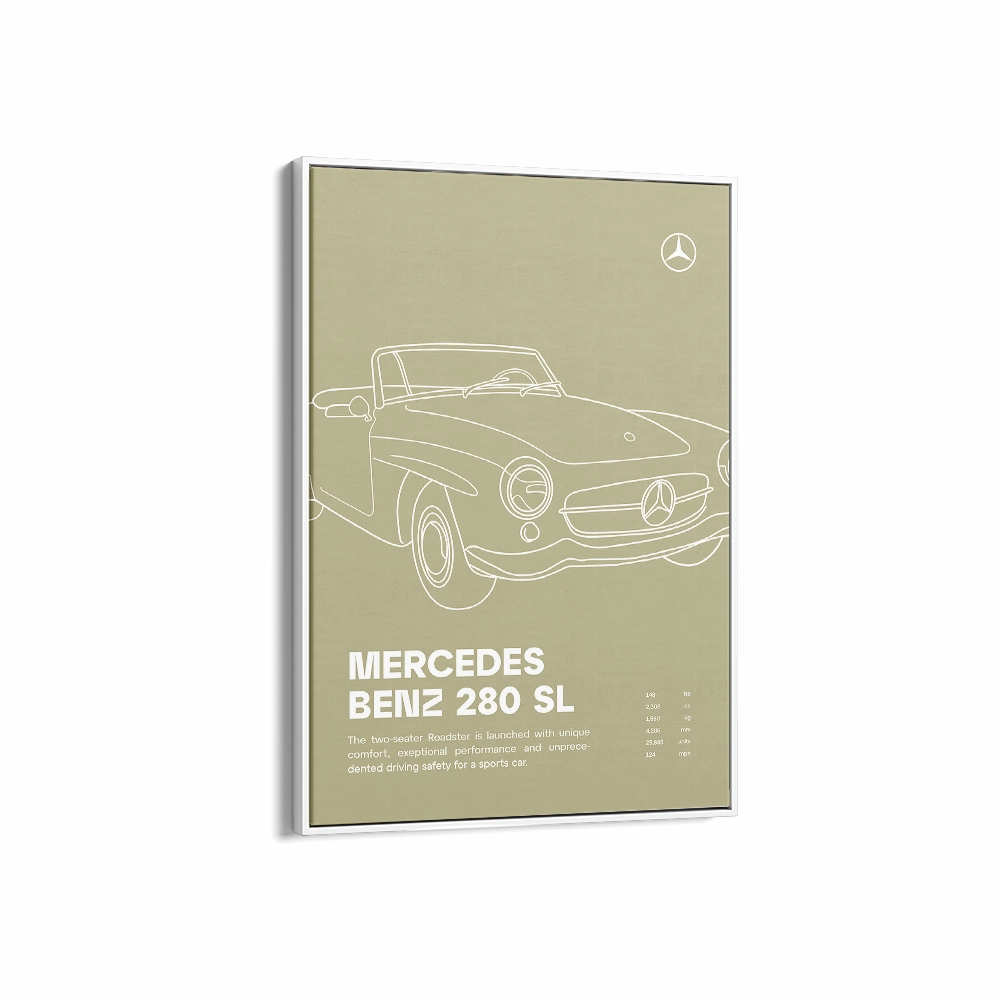 Mercedes Benz 280 SL Olive