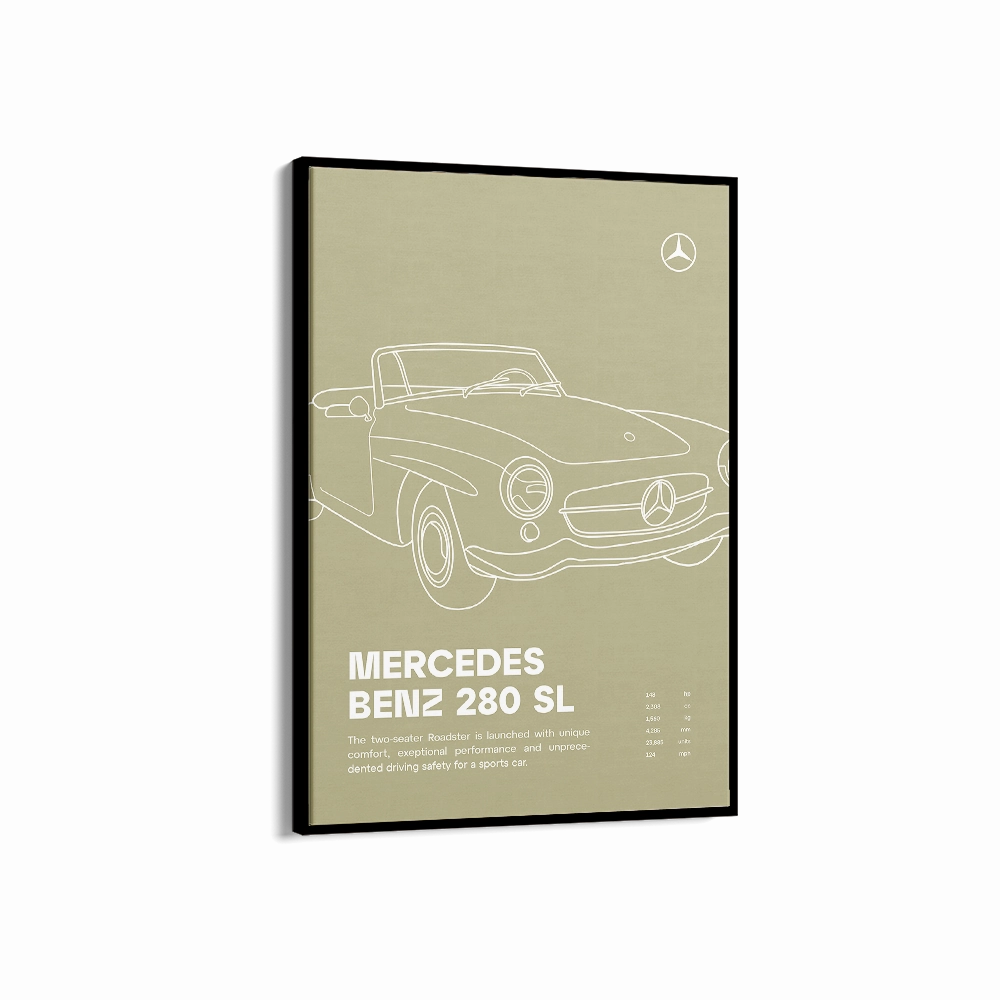 Mercedes Benz 280 SL Olive