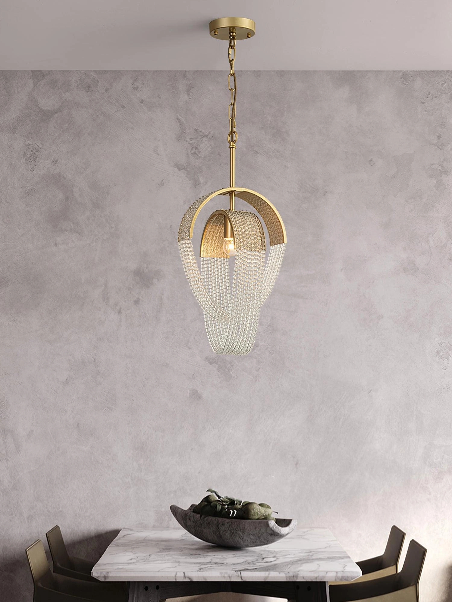 Mesh Crystal Chandelier