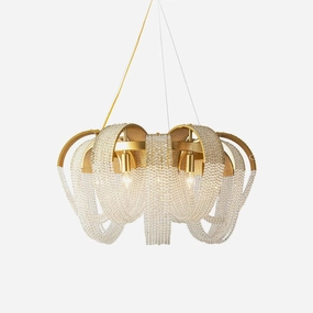Mesh Crystal Chandelierrustic chandelier,bedroom chandelier 