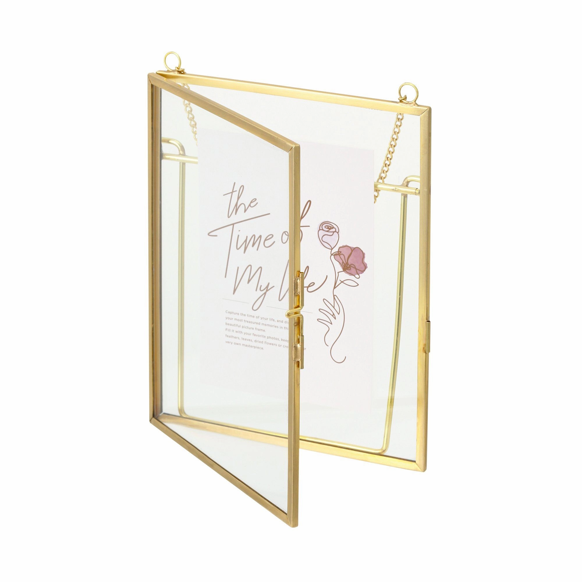 Metal Glass Frame Gold