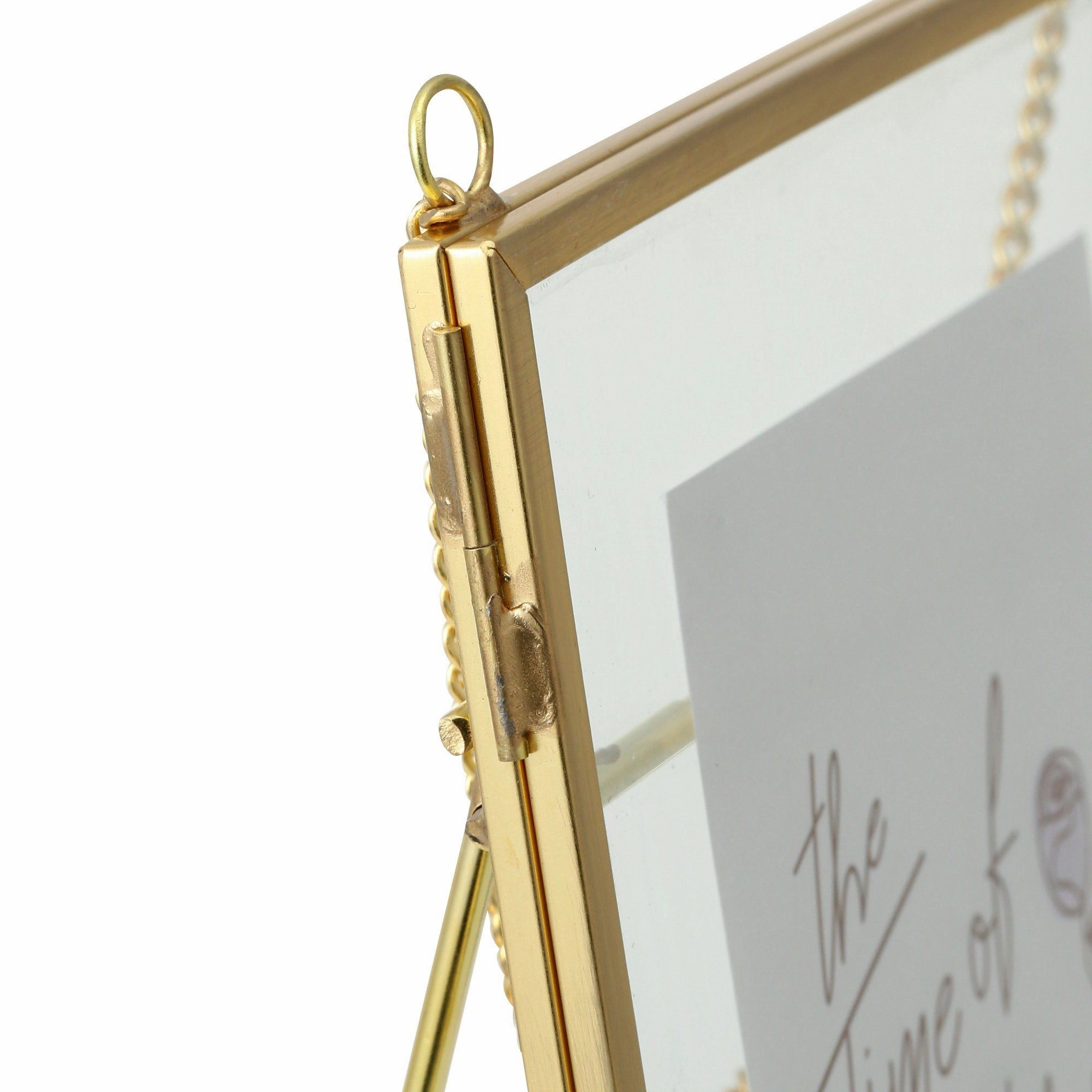 Metal Glass Frame Gold
