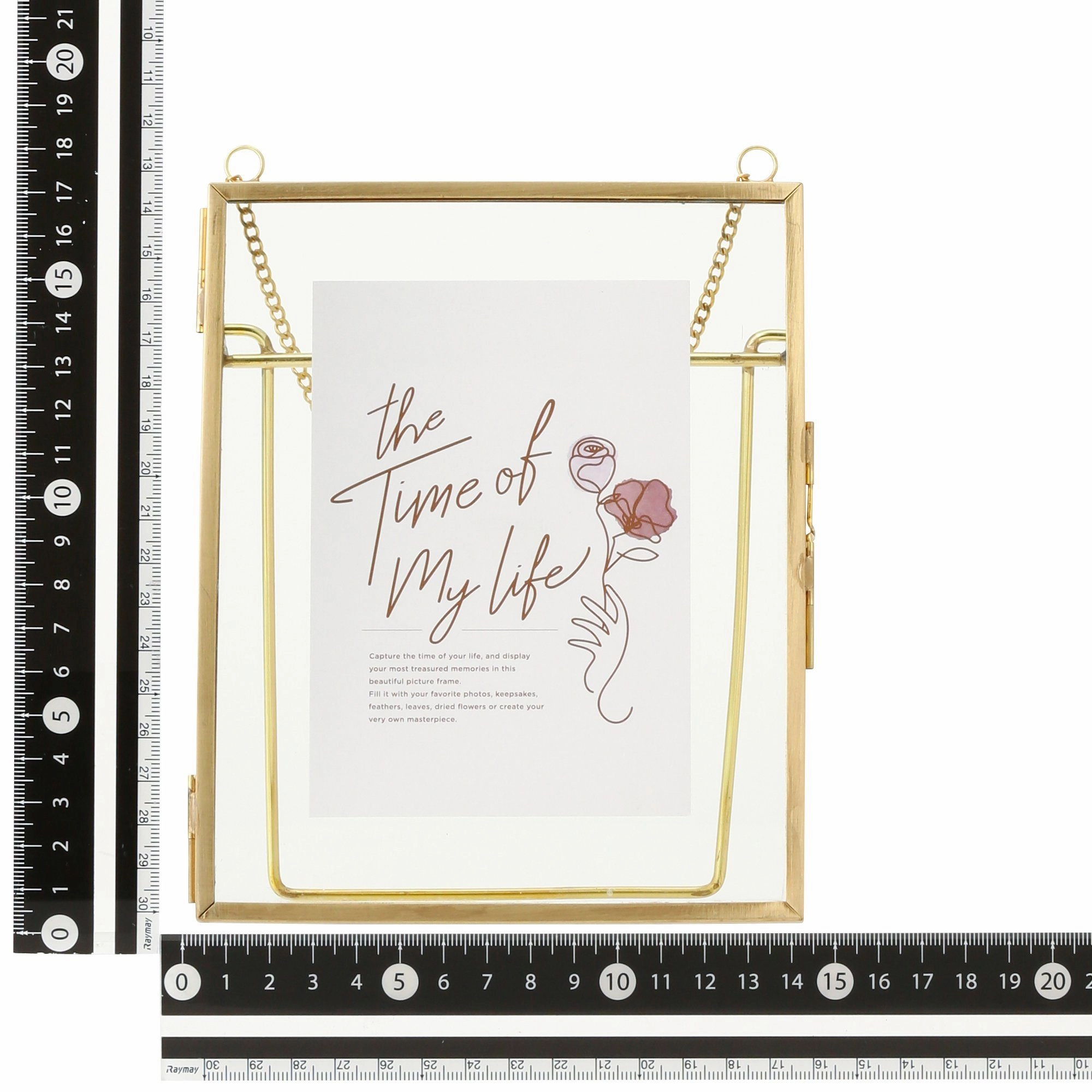 Metal Glass Frame Gold
