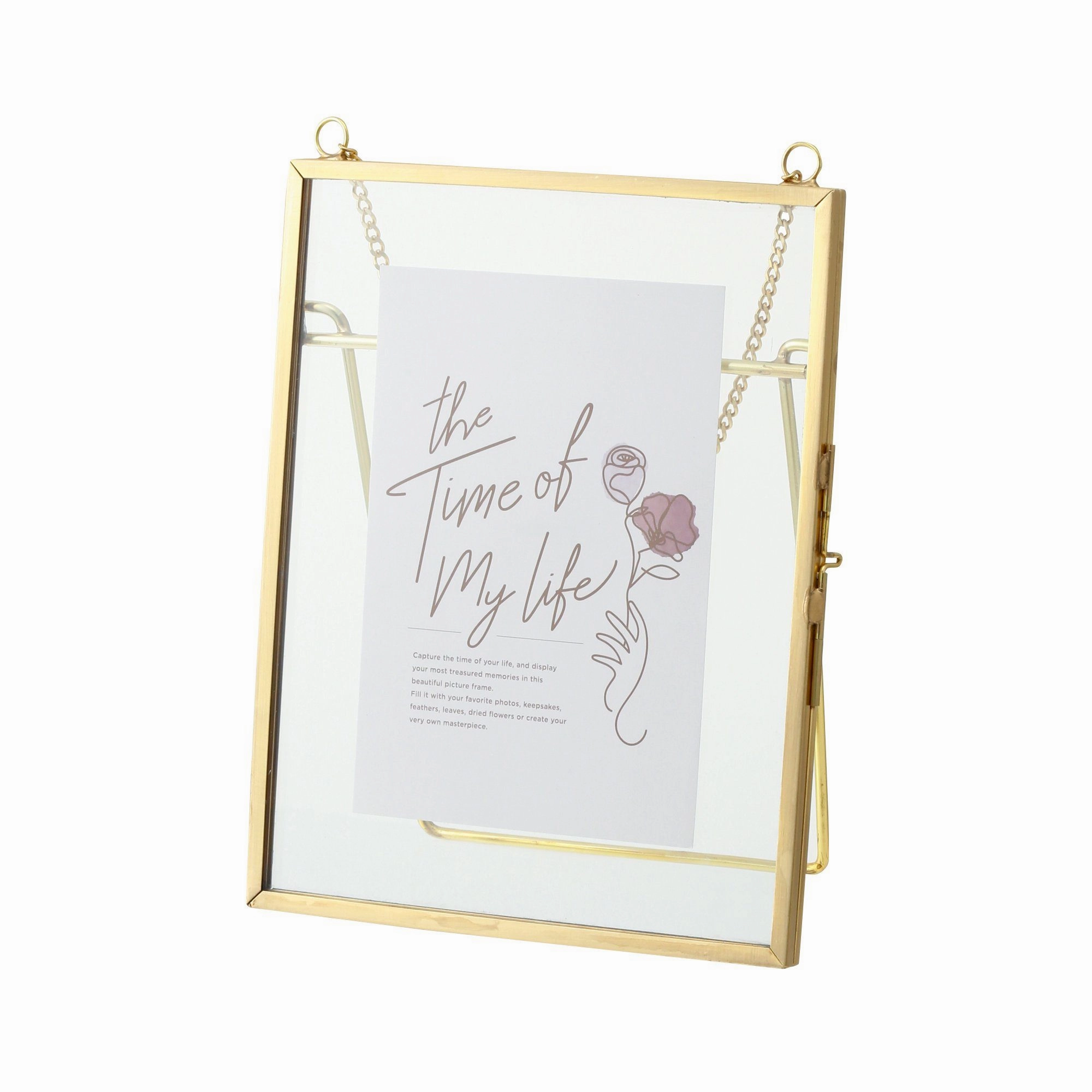 Metal Glass Frame Goldhome decor ,wall decor 