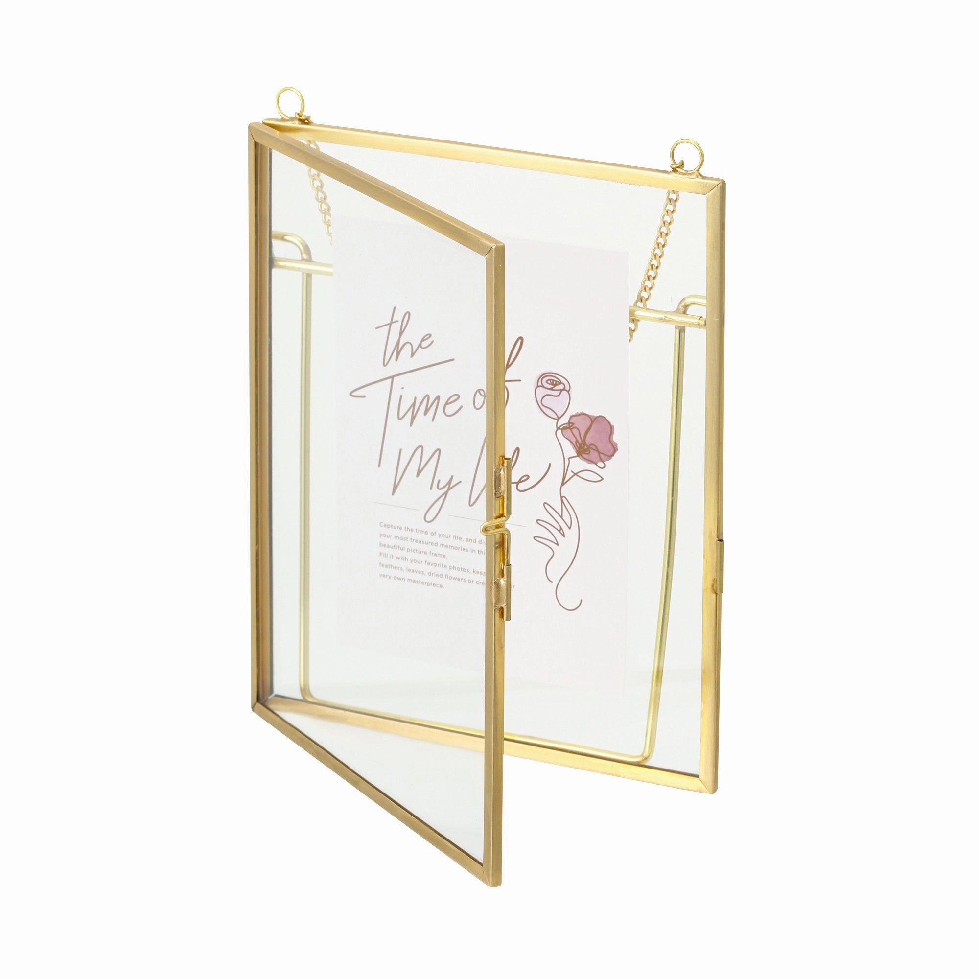 Metal Glass Frame Gold
