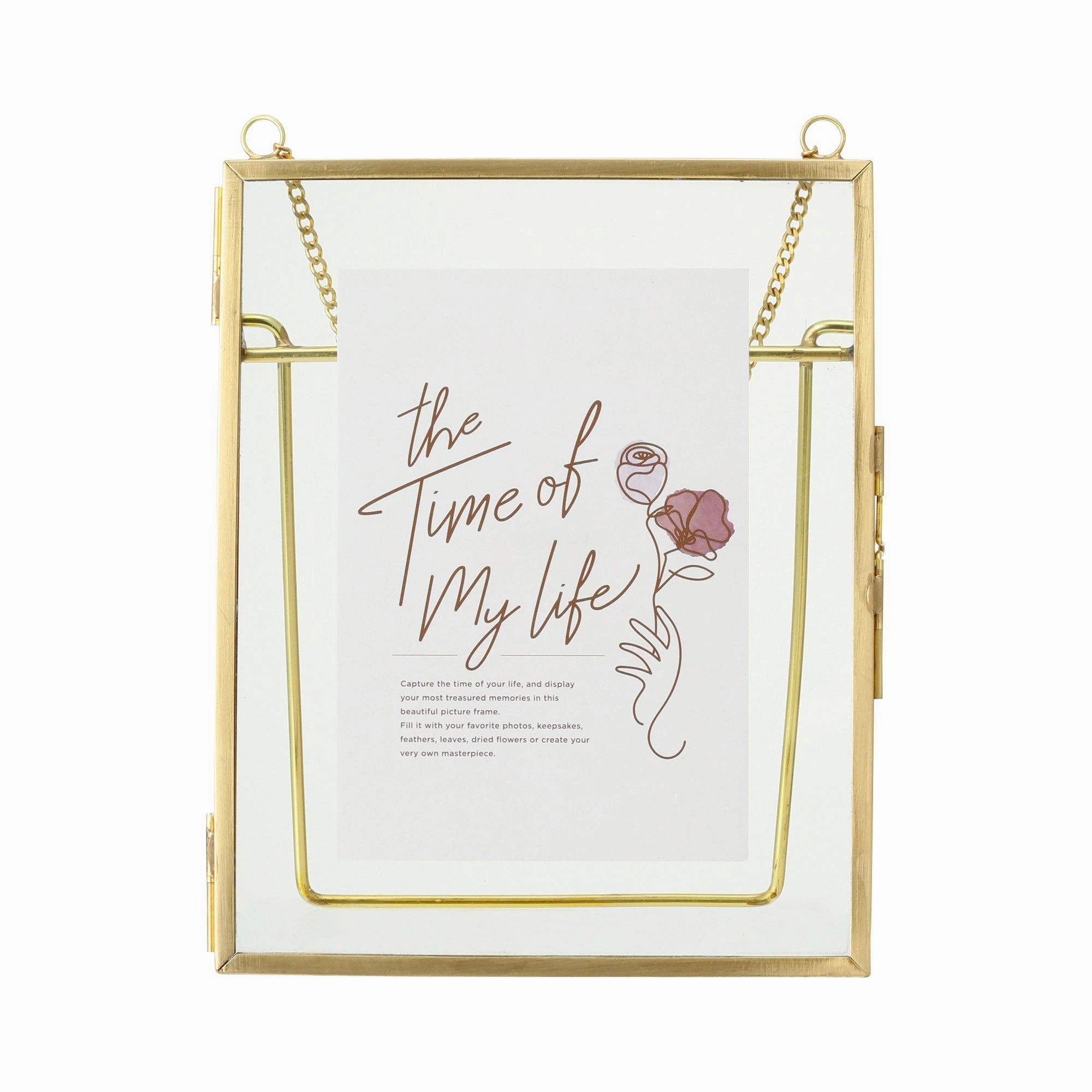 Metal Glass Frame Gold