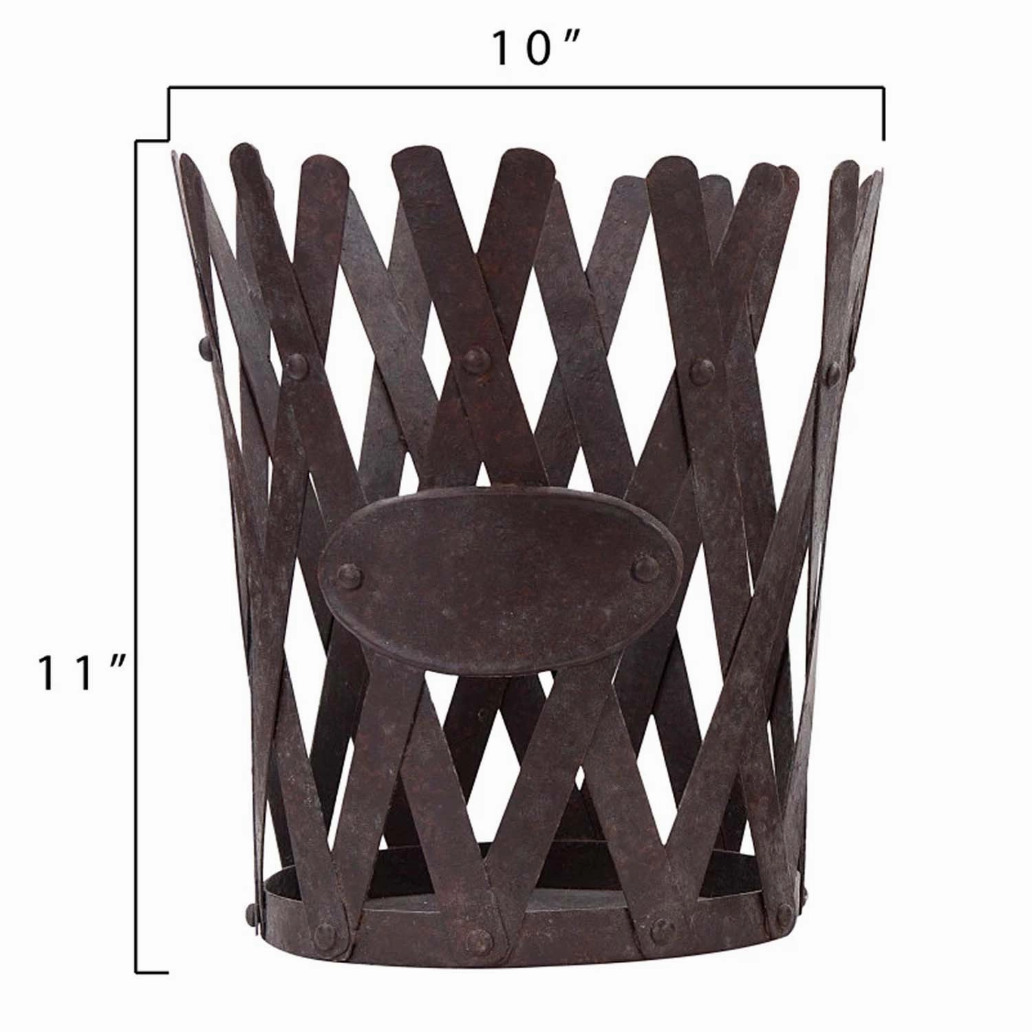 Metal Lattice Planter - Large