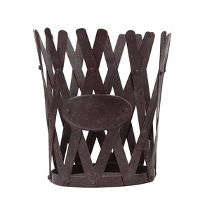 Metal Lattice Planter - Largenordic style desktop ornaments