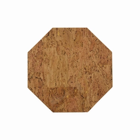 Metallic Cork Octagon Placemat Setmodern kitchen decor ,kitchen dinner set ,dinnerware 