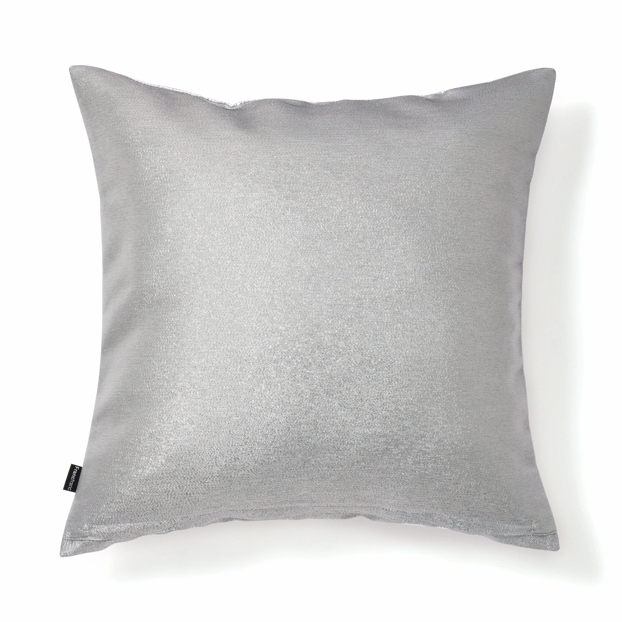 Metallic Quilt Cushion Cover 450 X 450 Silver