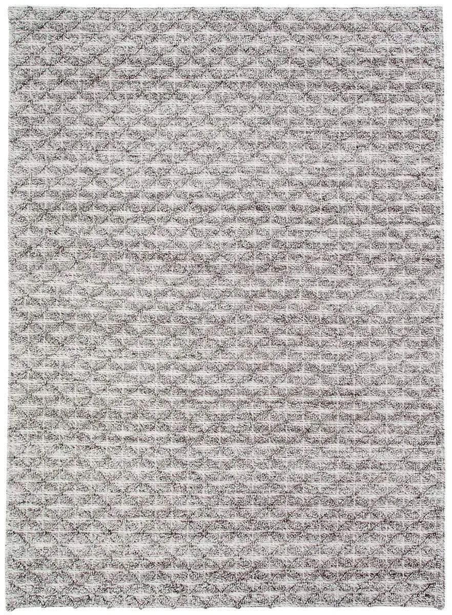 Mia Grey Lattice Wool Rug *NO RETURNS UNLESS FAULTYmodern color block patchwork rug
