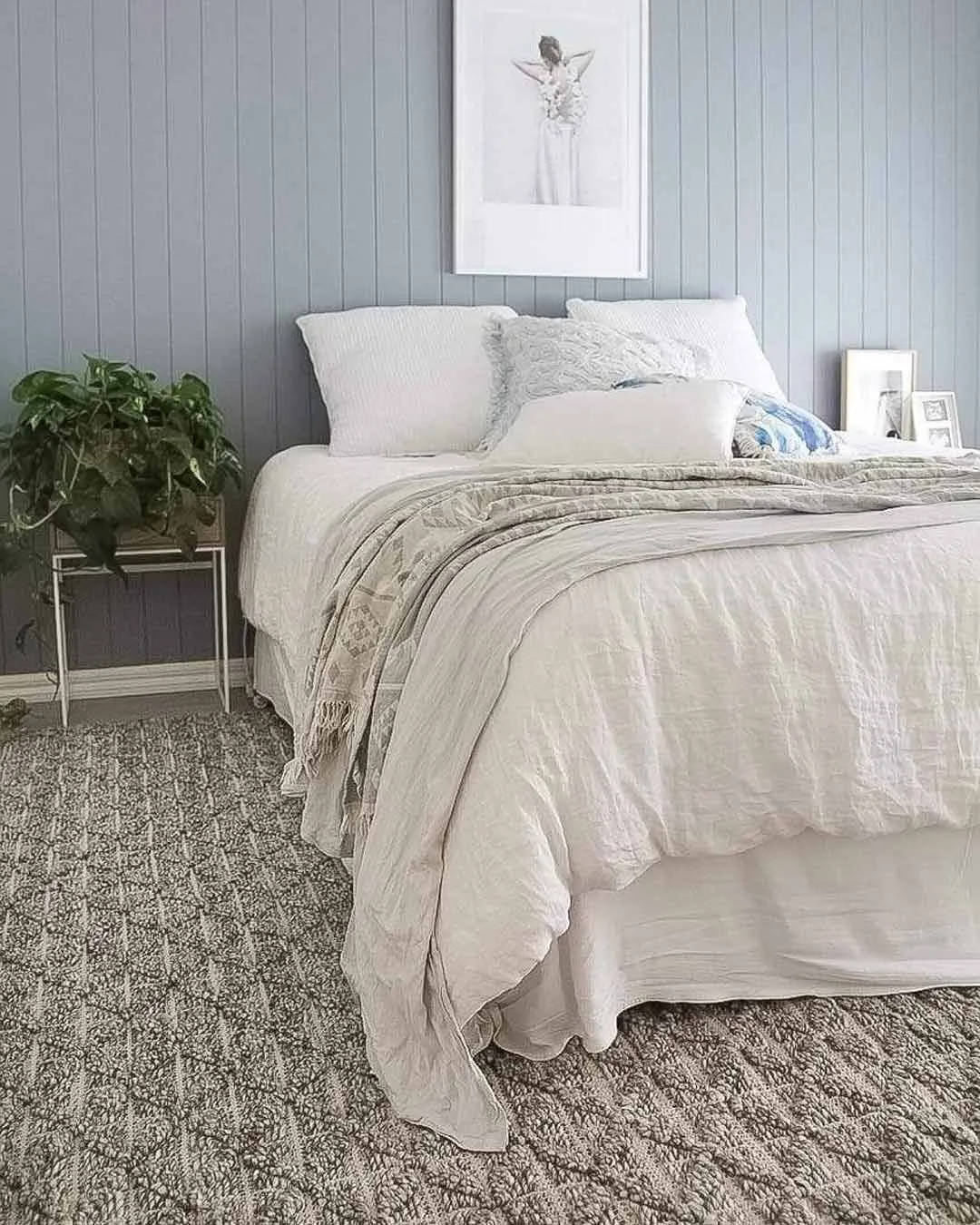 Mia Grey Lattice Wool Rug *NO RETURNS UNLESS FAULTY