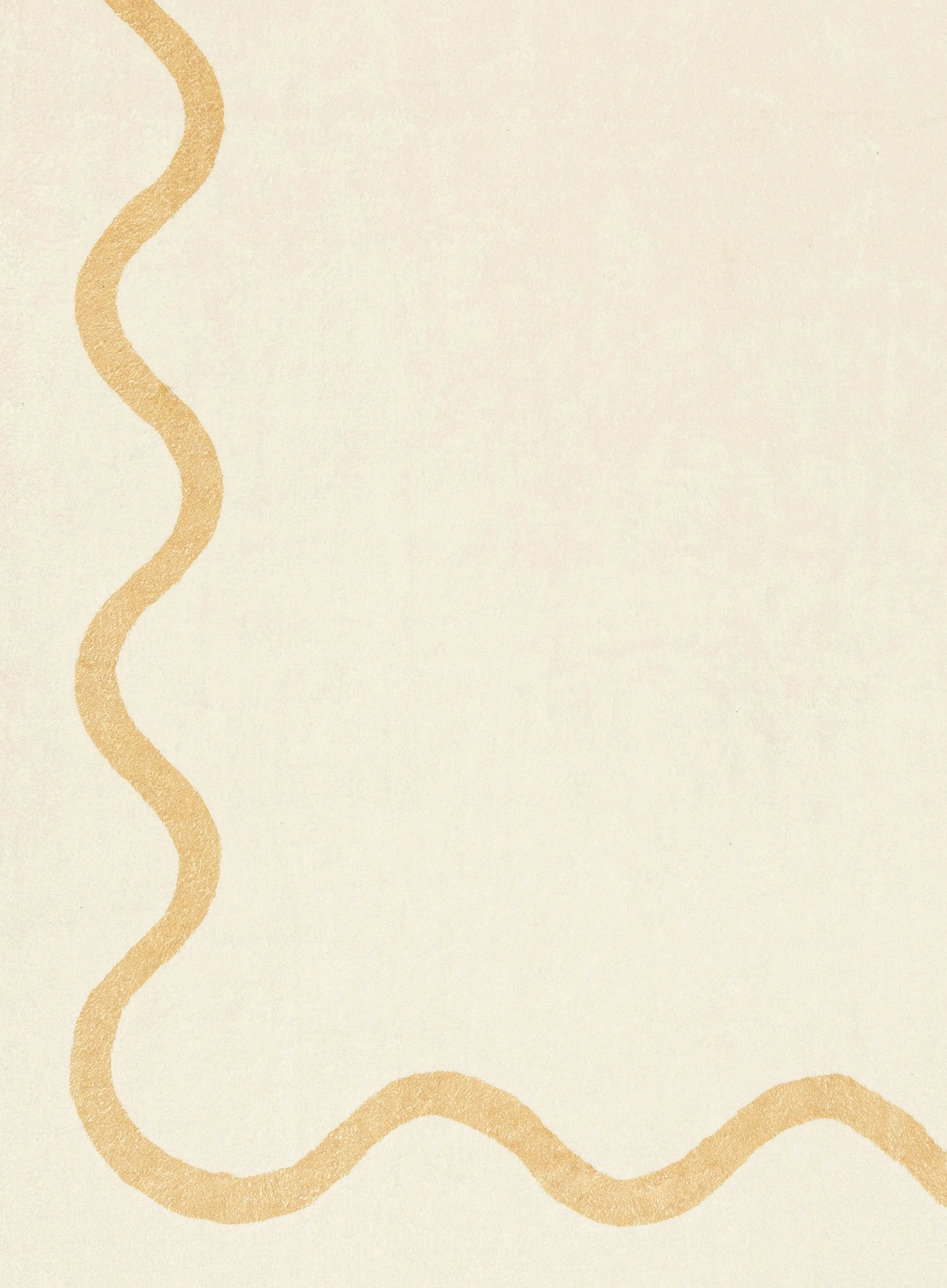 Micah Brown and Beige Wiggle Bordered Washable Rug