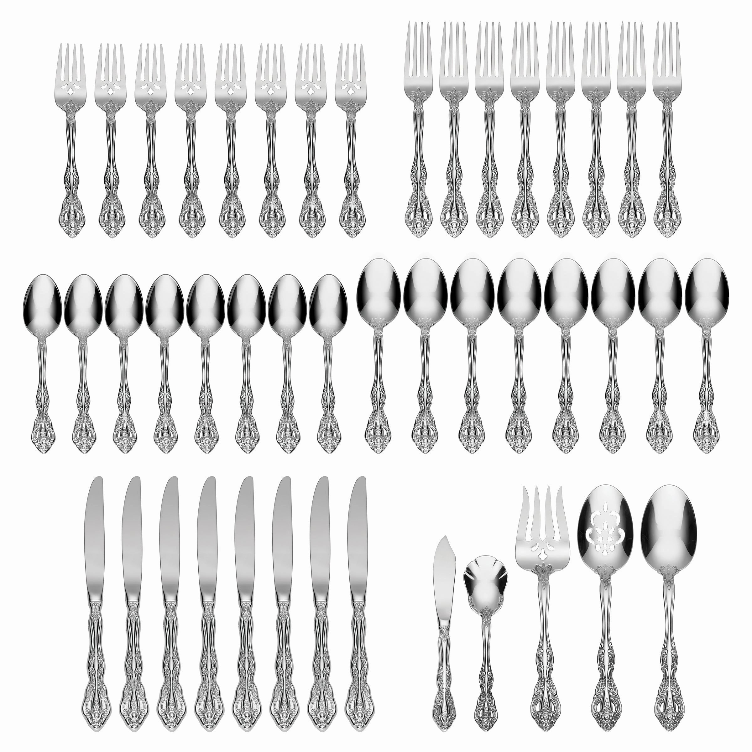 Michelangelo 45 Piece Flatware Set