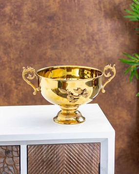Midas King Gold Plated Serving Bowl - 10"modern kitchen decor ,kitchen dinner set ,dinnerware 
