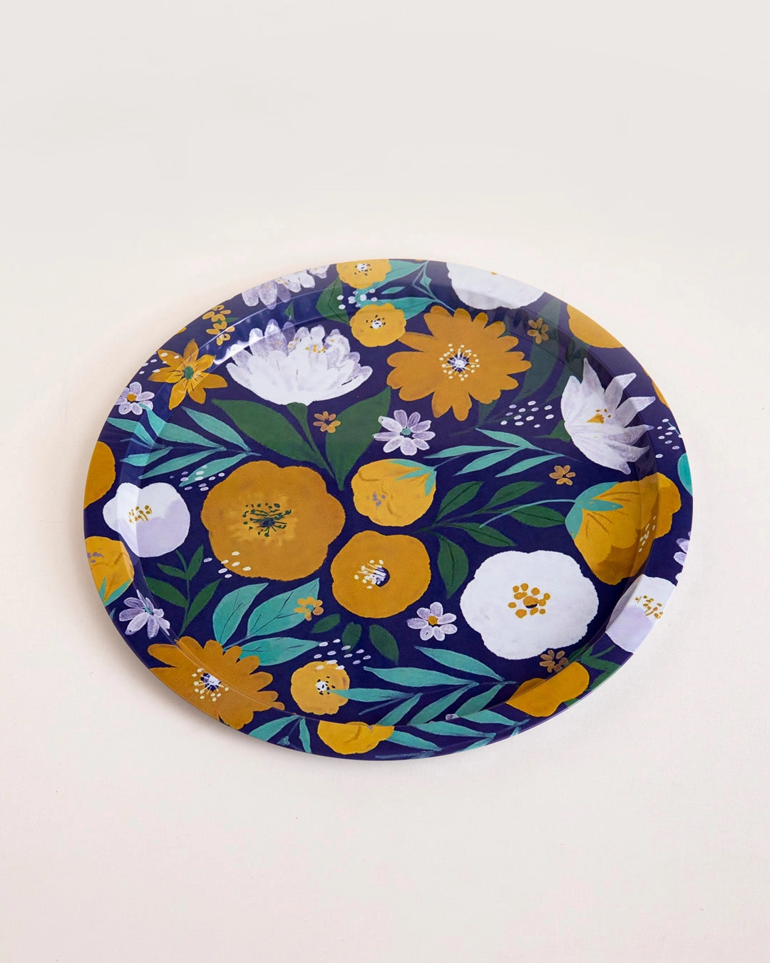 Midnight Garden Floral Serving Tray - Set Of-2modern kitchen decor ,kitchen dinner set ,dinnerware 