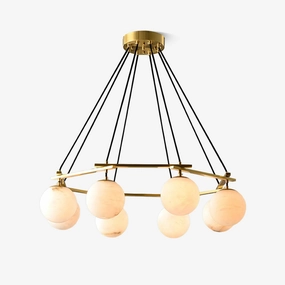 Miira Alabaster Chandelierrustic chandelier,bedroom chandelier 