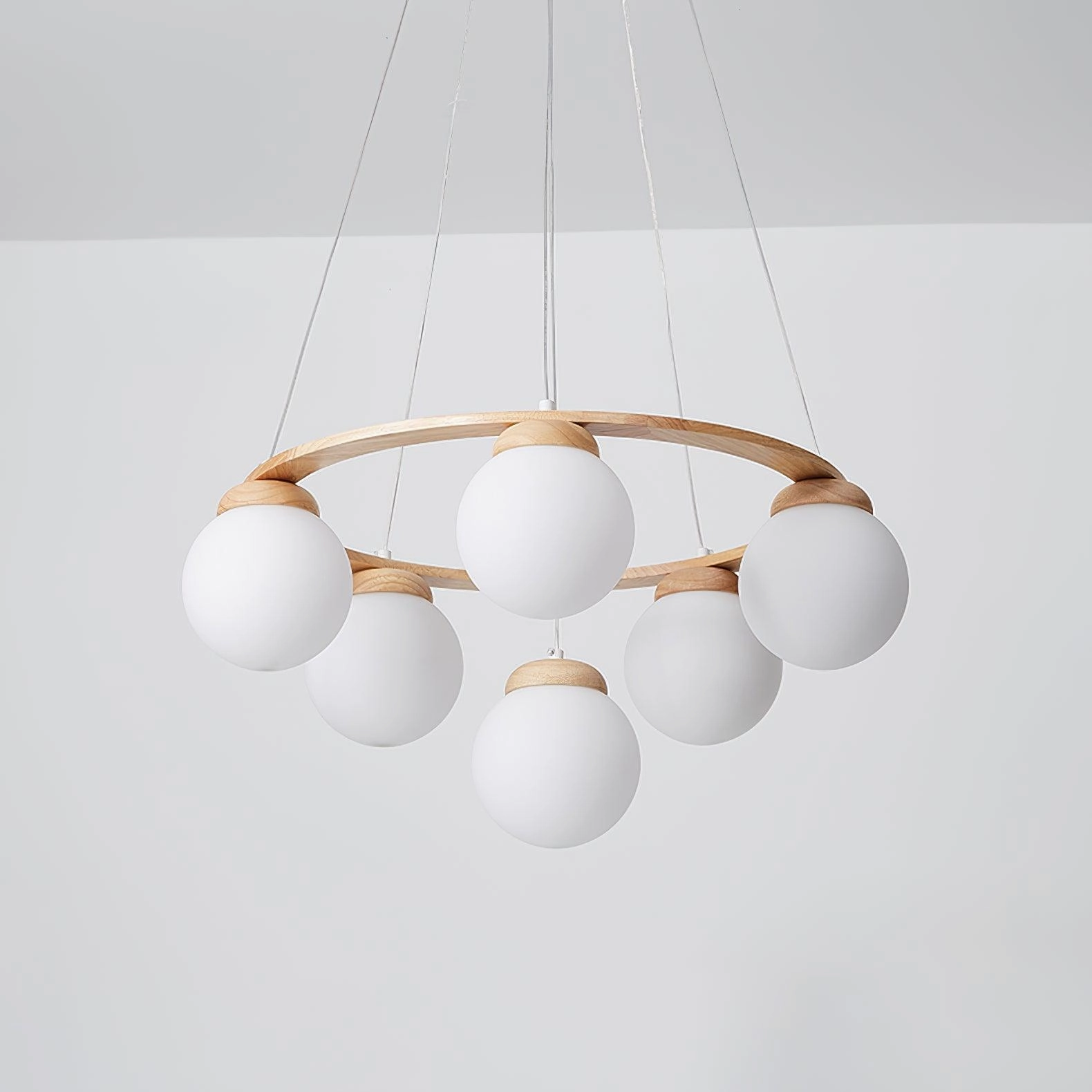 Miira Wood Chandelier
