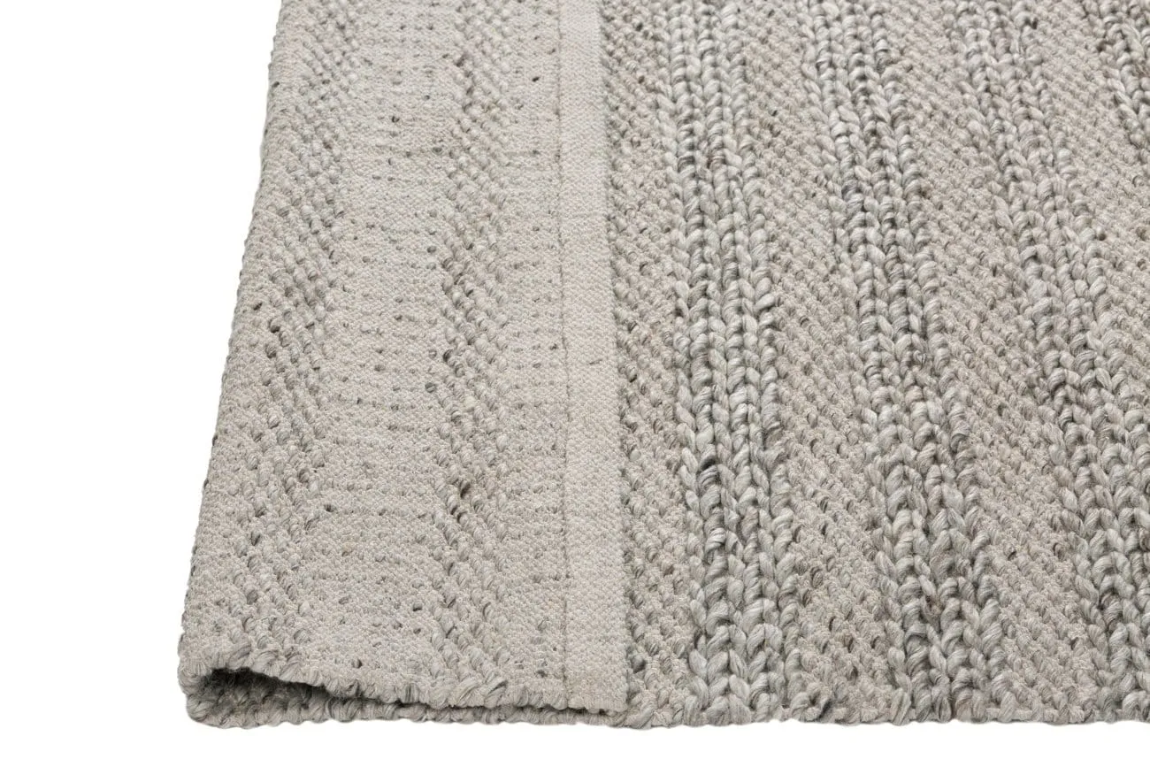 Mila Marbled Grey Braided Rug *NO RETURNS UNLESS FAULTY