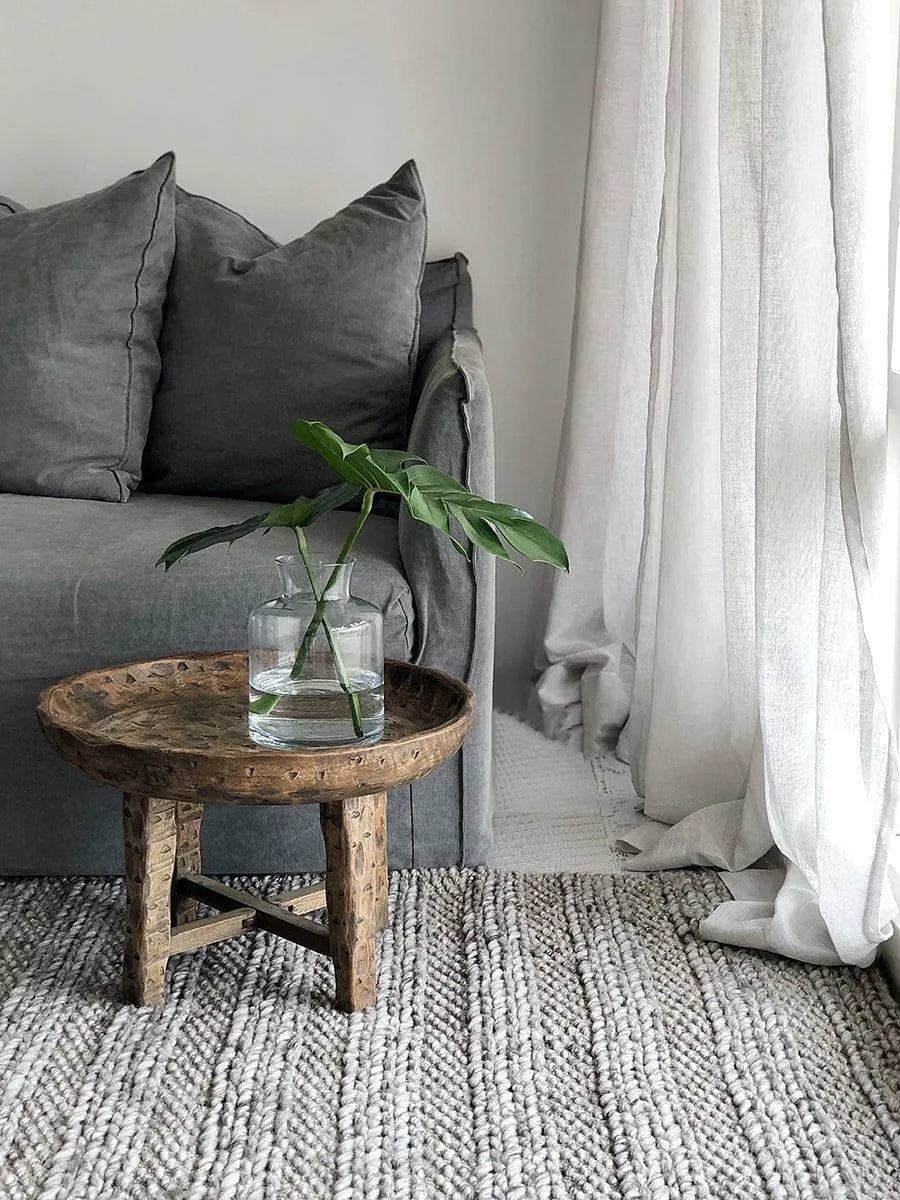 Mila Marbled Grey Braided Rug *NO RETURNS UNLESS FAULTY
