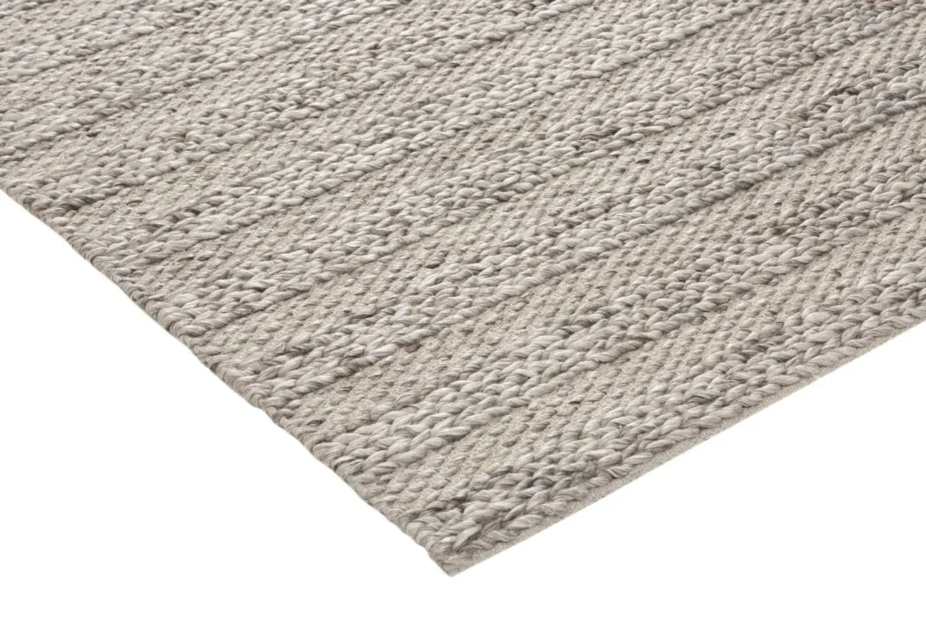 Mila Marbled Grey Braided Rug *NO RETURNS UNLESS FAULTY
