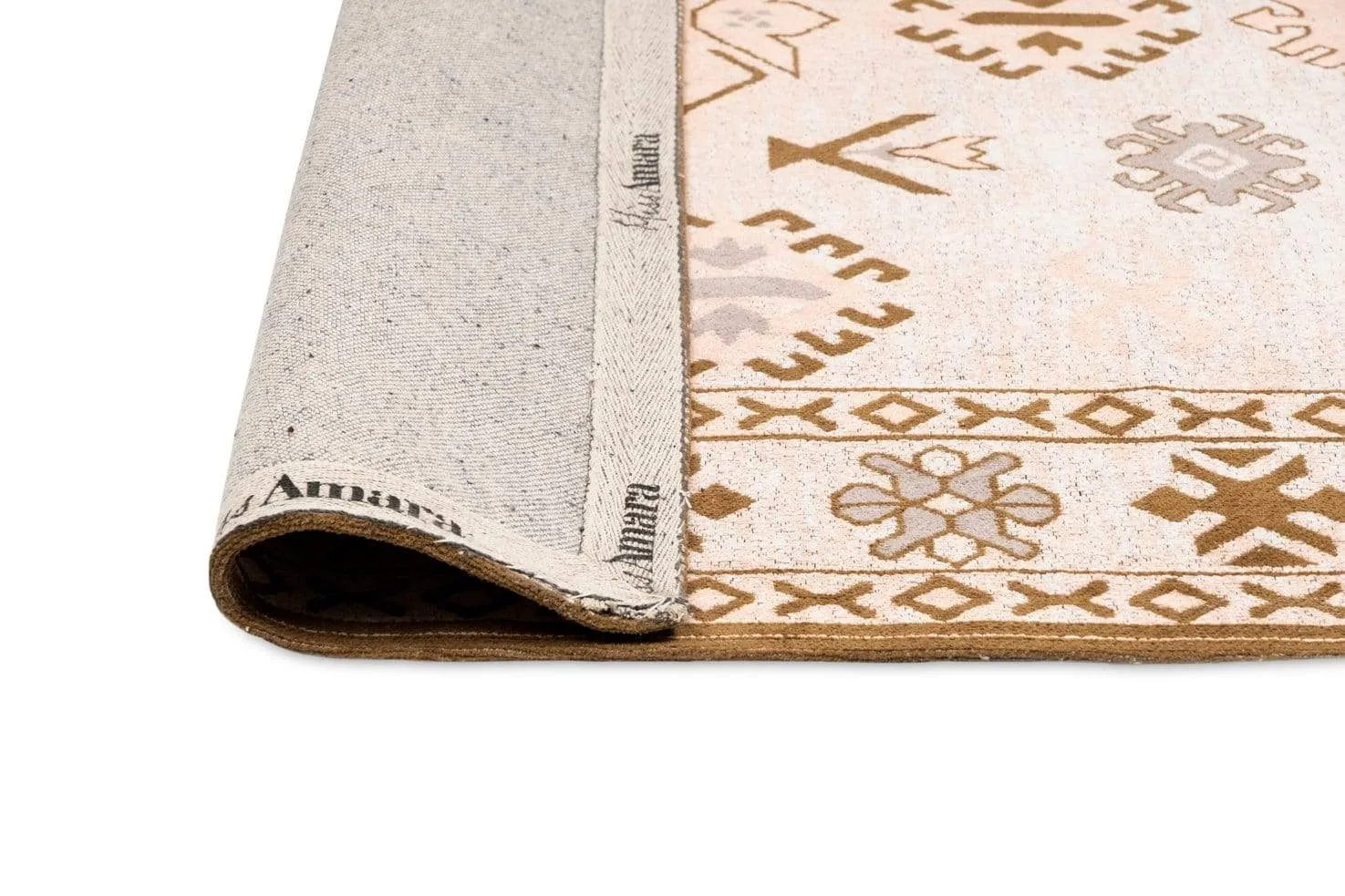 Mimi Peach and Beige Tribal Rug *NO RETURNS UNLESS FAULTY