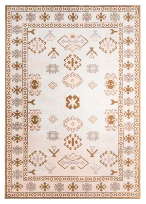 Mimi Peach and Beige Tribal Rug *NO RETURNS UNLESS FAULTYmodern color block patchwork rug