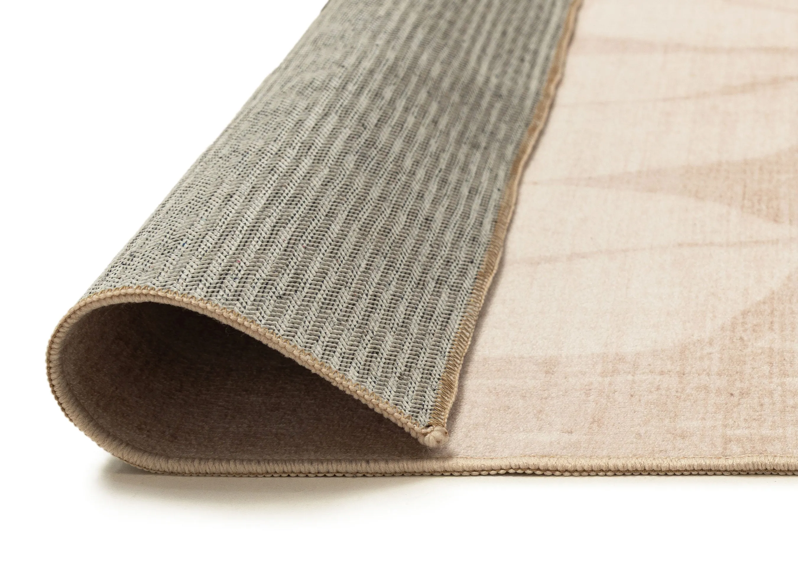 Minar Beige Botanical Washable Rug
