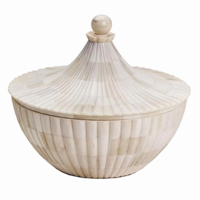 Minaret Mosaic Covered Dish - Largenordic style desktop ornaments