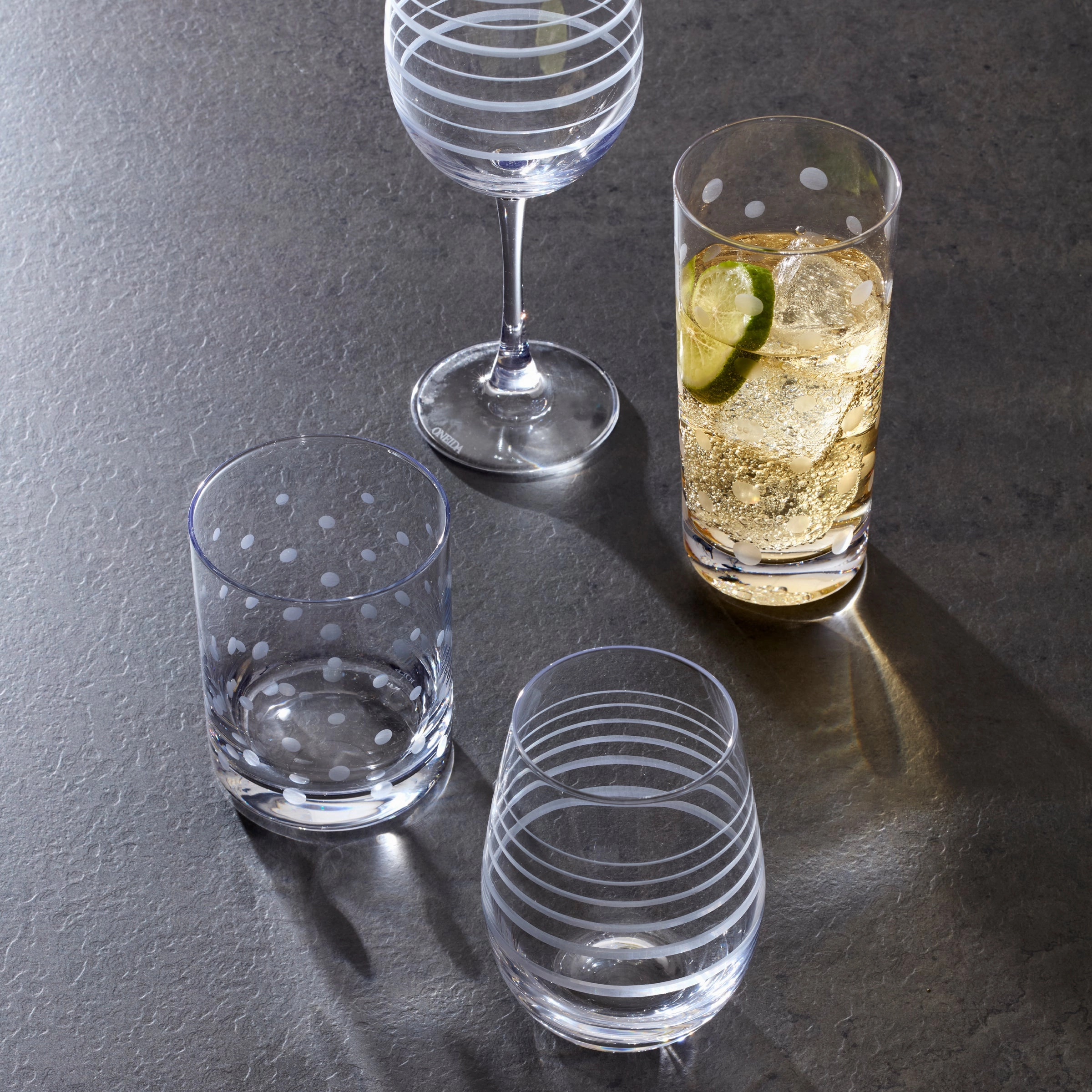 Mingle Highball Glasses - Set Of 4