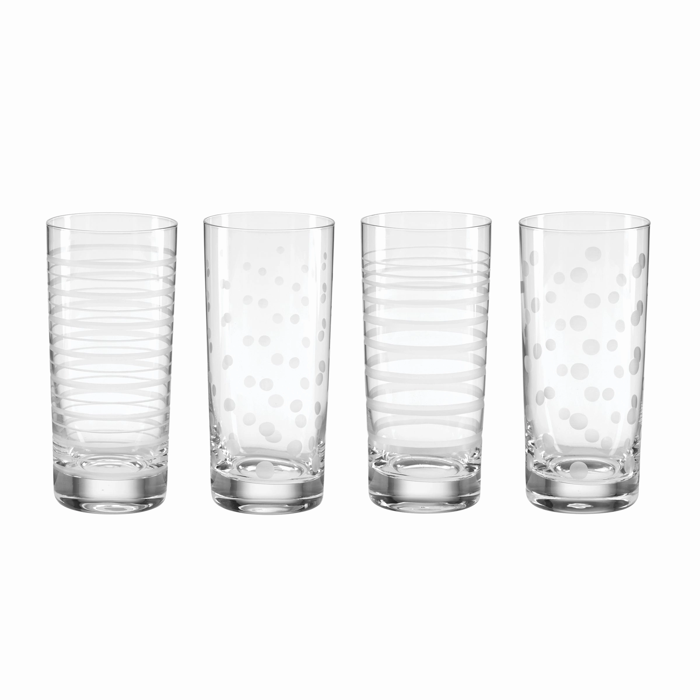 Mingle Highball Glasses - Set Of 4glass cups ,personalized mugs 