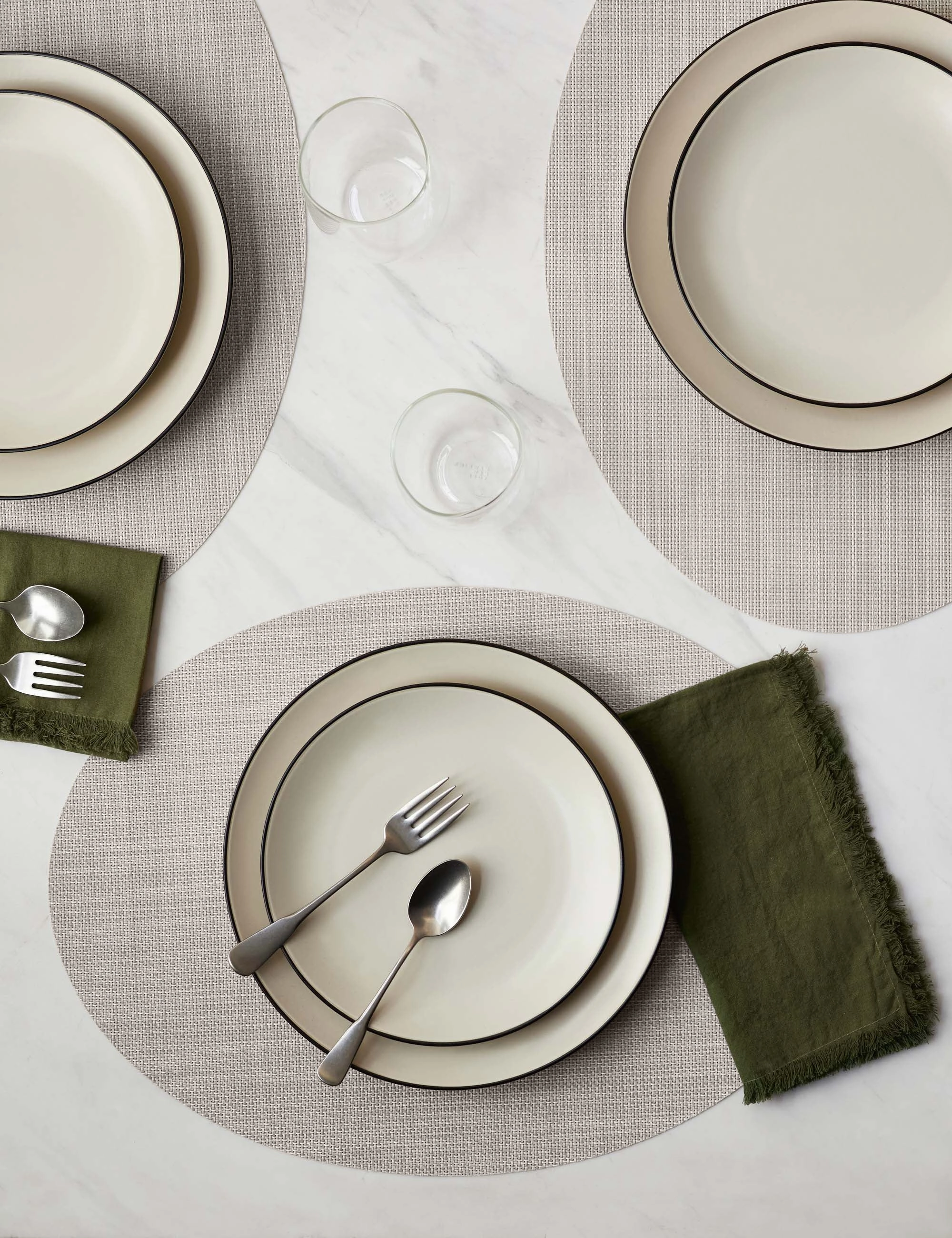 Mini Basketweave Oval Placemat (Set of 4) by Chilewich