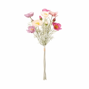 Mini Bouquet Poppy Pinkhome decor ,wall decor 