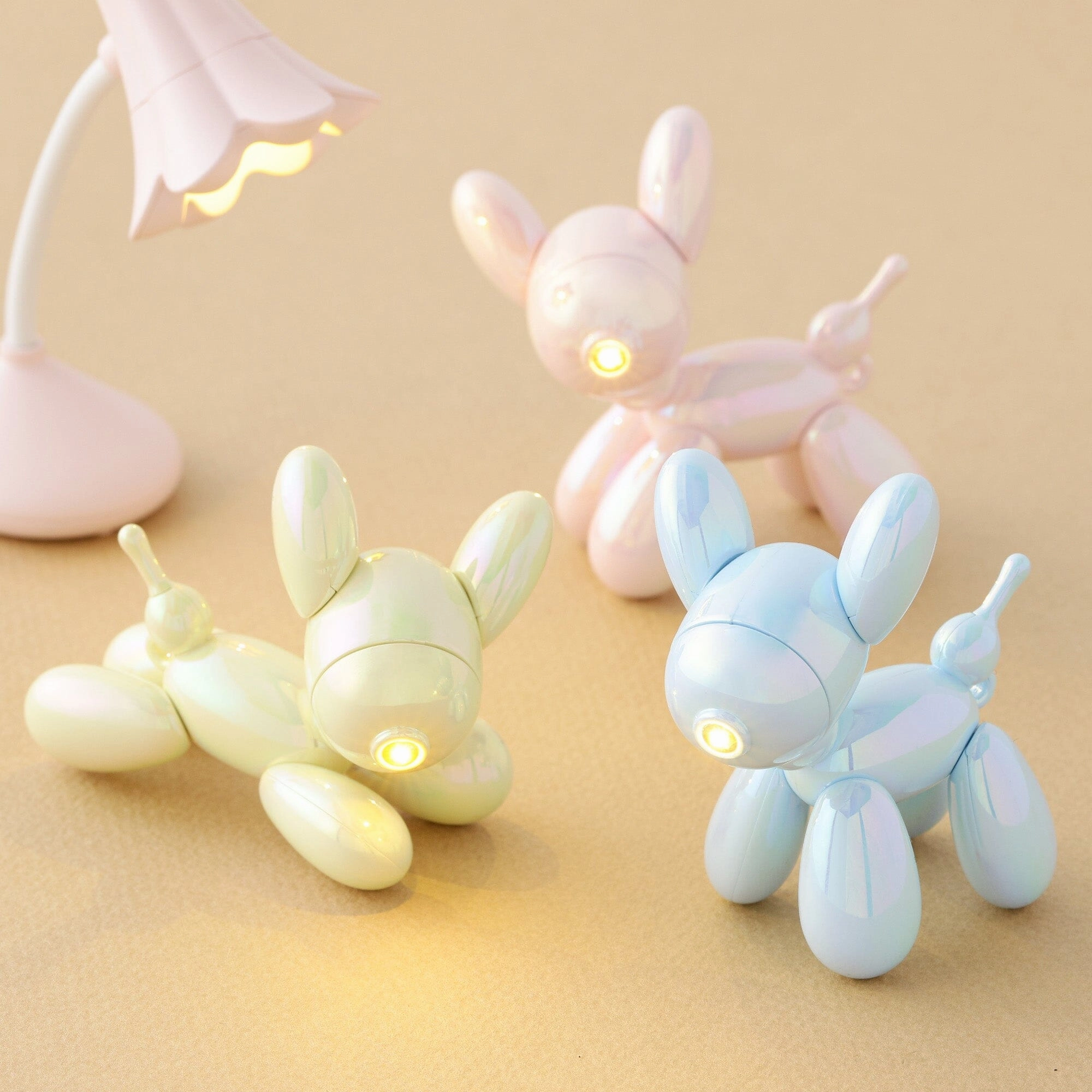 Mini Dog Lamp Yellow