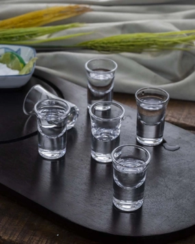 Mini Sake Shot Glasses '20ml' - Set of 6modern kitchen decor ,kitchen dinner set ,dinnerware 