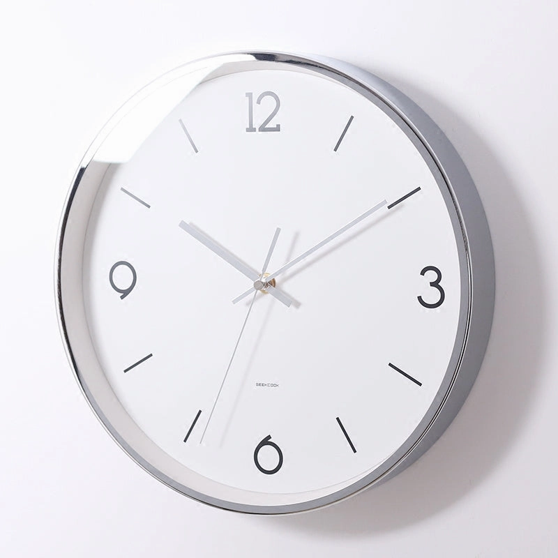 Minimalist Nordic Silver Wall Clocknordic style wall decor