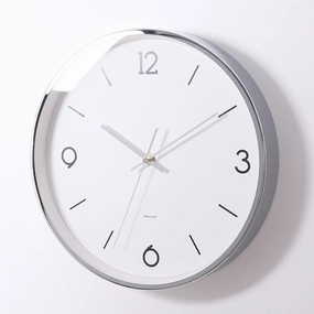 Minimalist Nordic Silver Wall Clocknordic style wall decor