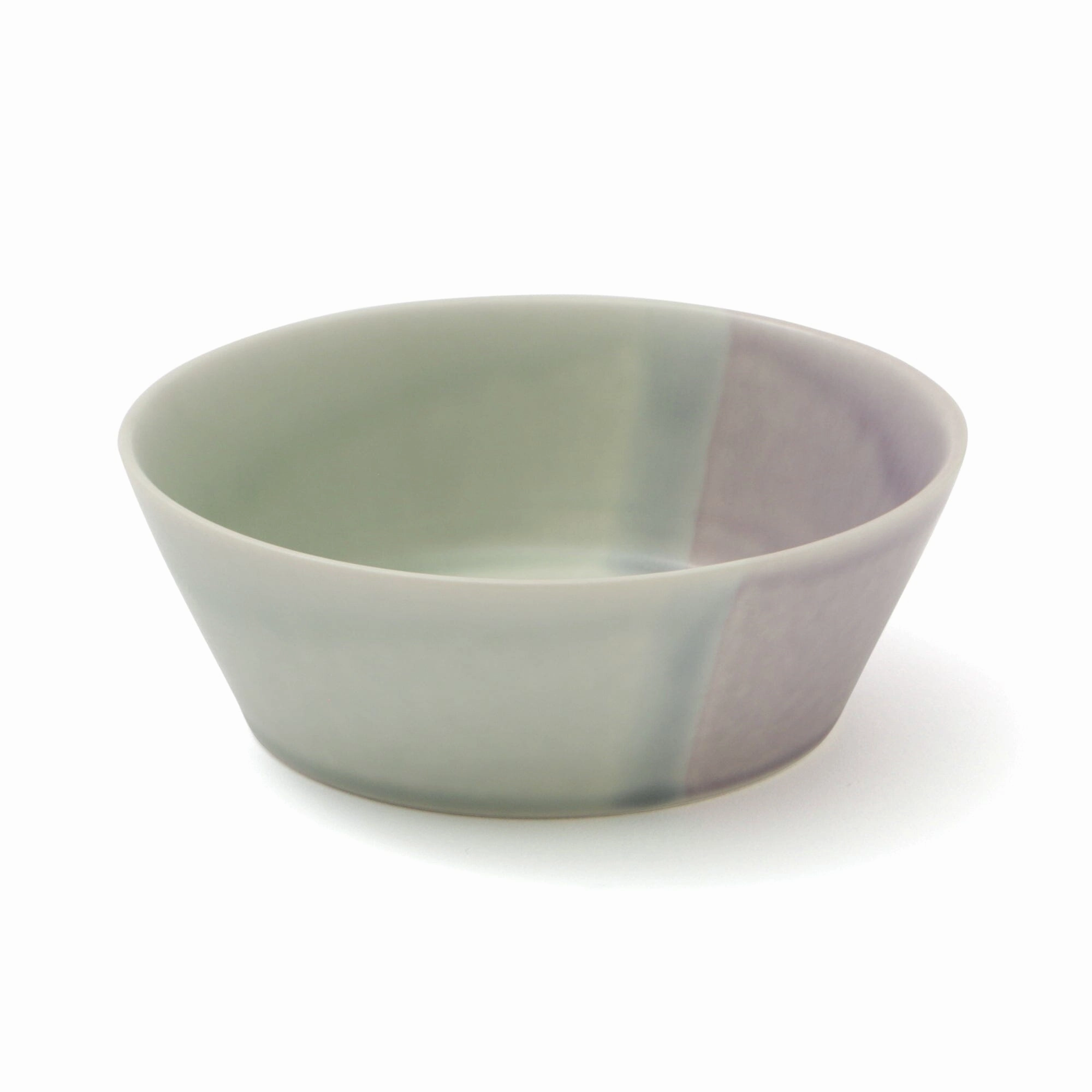 Mino Irabo Bowl S Green X Purplehand-painted ceramic bowl